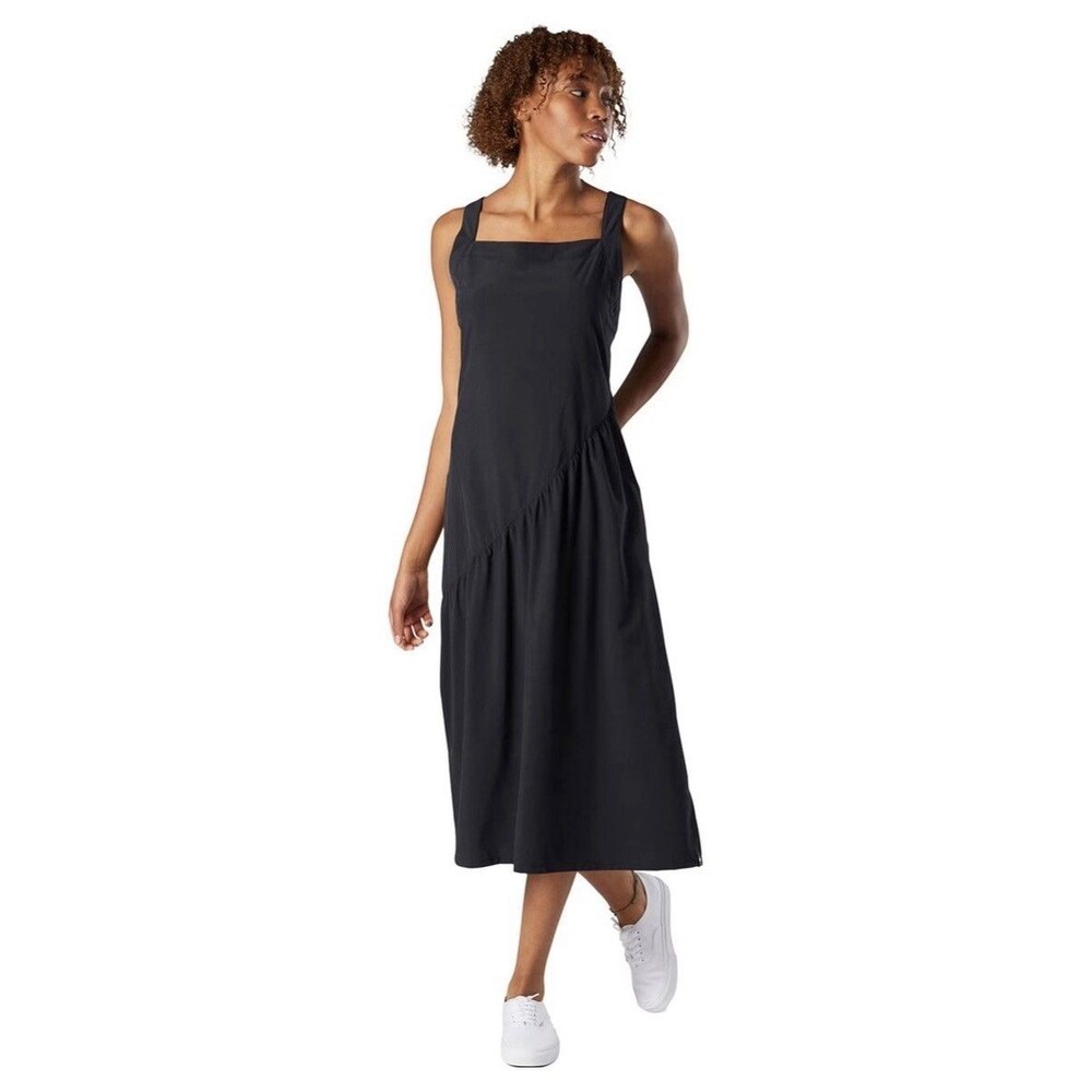 Smartwool Asymmetrical Ruffle Midi Dress - Picture 2 of 12